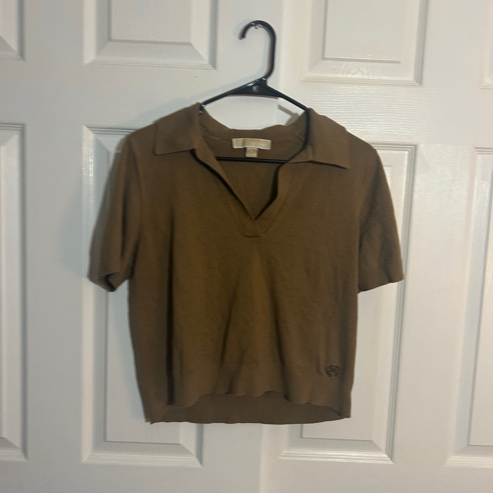 Michael Kors Knit Short Sleeve Sweater Medium